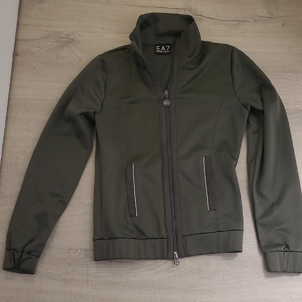 Emporio Armani Olive Bomber Jacket